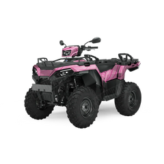 Topographic Pink ATV Wraps