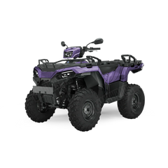 Topographic Purple ATV Wraps