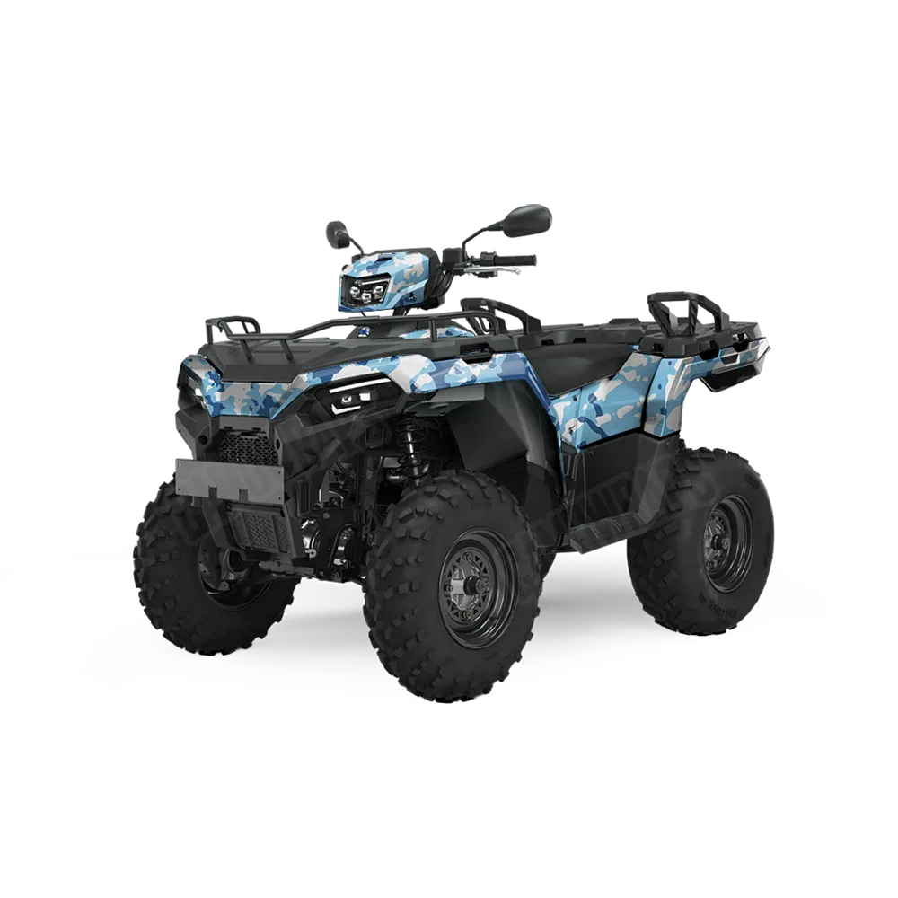 Treetop Baby Blue ATV Wraps