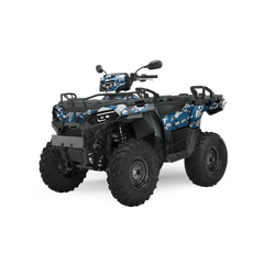 Treetop Blue Tiger ATV Wraps