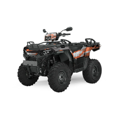 Treetop Orange Tiger ATV Wraps