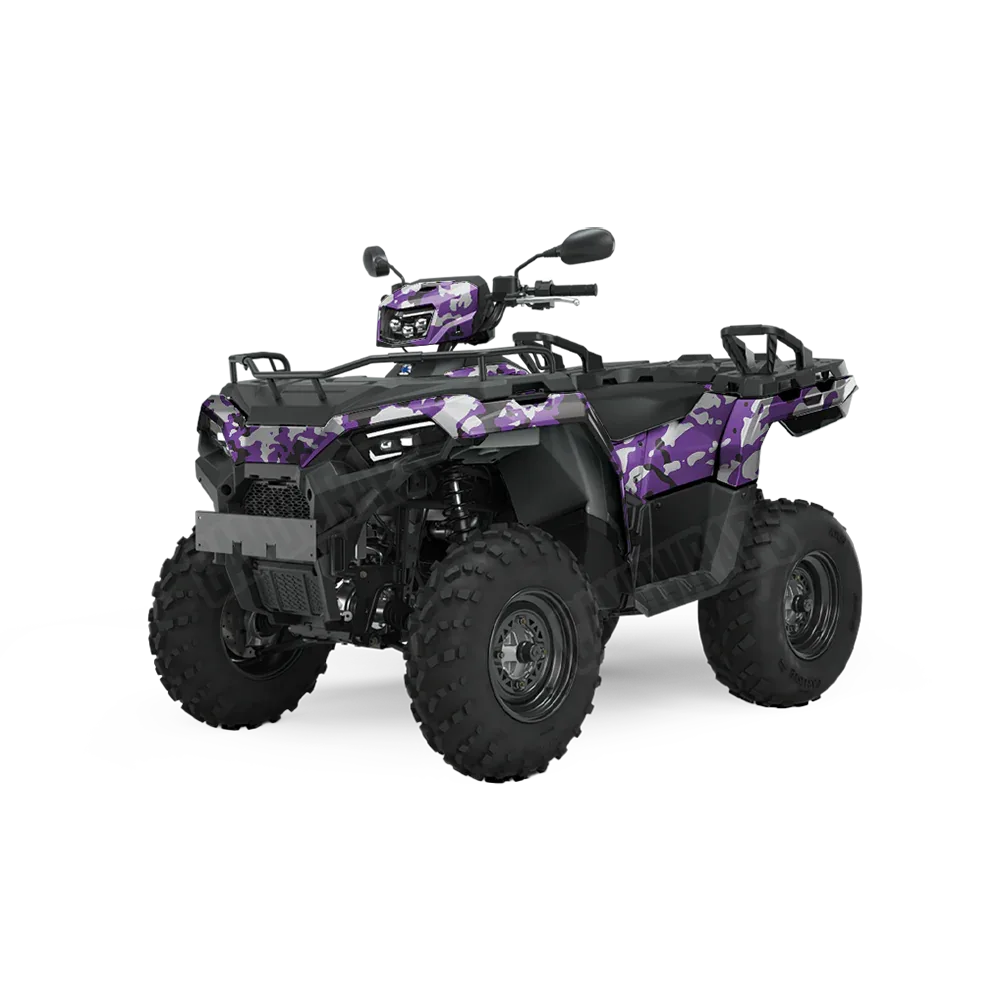 Treetop Purple Tiger ATV Wraps