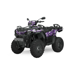 Treetop Purple Tiger ATV Wraps