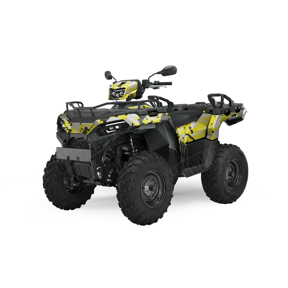 Treetop Yellow Tiger ATV Wraps