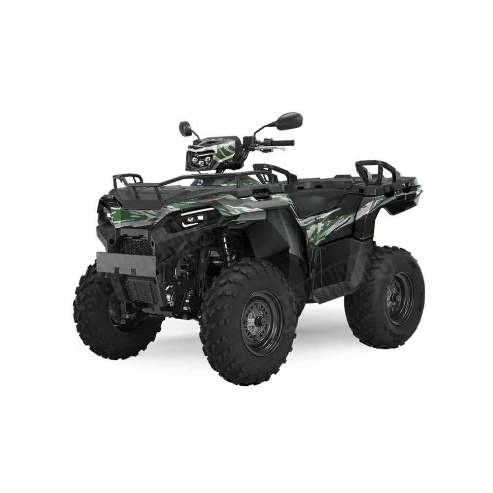 Vietnam Tiger Stripe Green Tiger ATV Wraps