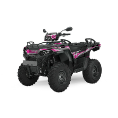 Vietnam Tiger Stripe Magenta Tiger ATV Wraps