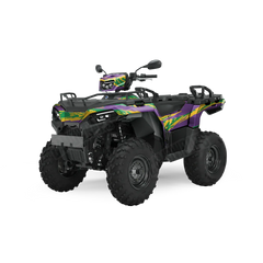 Vietnam Tiger Stripe Mardi Gras ATV Wraps