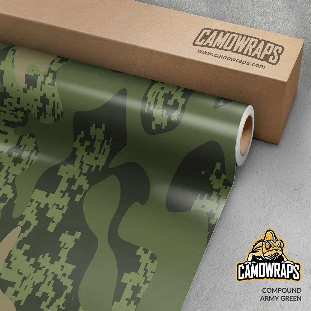 Compound Army Green Gun Skin Vinyl Wrap