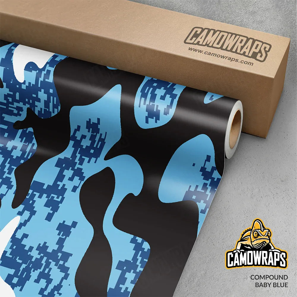 Compound Baby Blue Gun Skin Vinyl Wrap