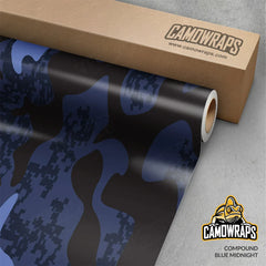 Compound Blue Midnight Gun Skin Vinyl Wrap