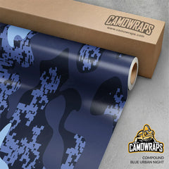 Compound Blue Urban Night Gun Skin Vinyl Wrap