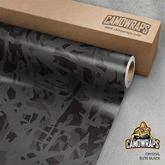 Crystal Elite Black Gun Skin Vinyl Wrap