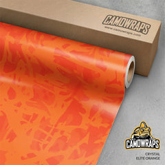Crystal Elite Orange Gun Skin Vinyl Wrap