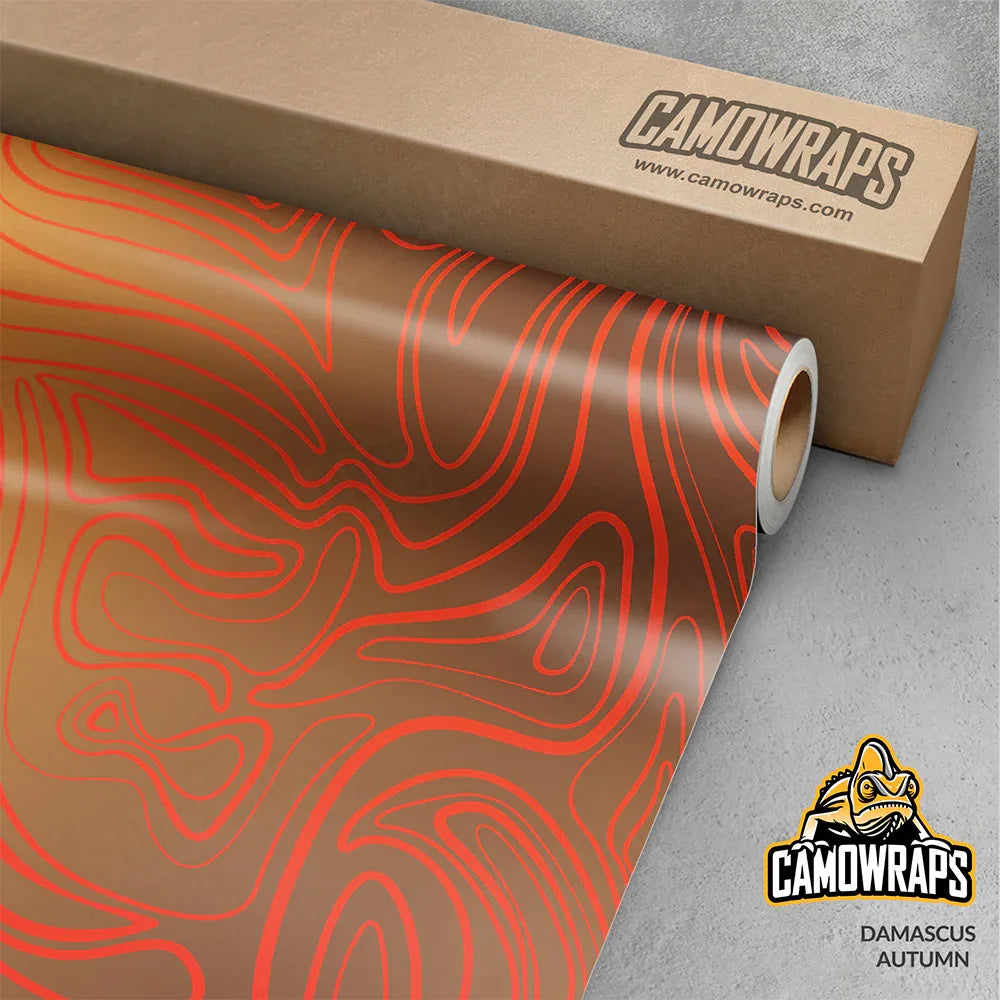 Damascus Autumn Gun Skin Vinyl Wrap