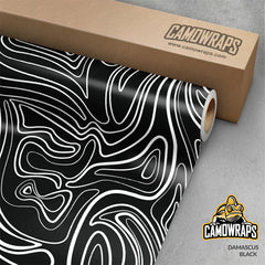 Damascus Black Gun Skin Vinyl Wrap
