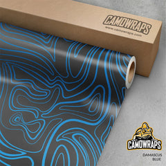 Damascus Blue Gun Skin Vinyl Wrap
