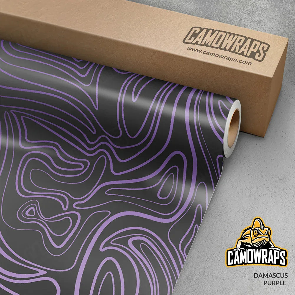 Damascus Purple Vinyl Wrap | Blowout Stock | Avery Dennison Media | Satin Finish | 5ft x 1ft | 923570