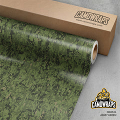 Digital Army Green Gun Skin Vinyl Wrap