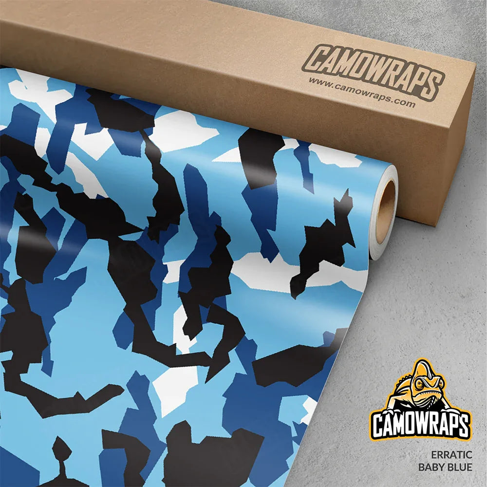 Erratic Baby Blue Gun Skin Vinyl Wrap