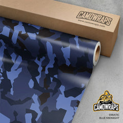 Erratic Blue Midnight Gun Skin Vinyl Wrap