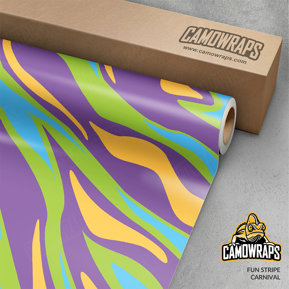 Fun Stripe Carnival Gun Skin Vinyl Wrap
