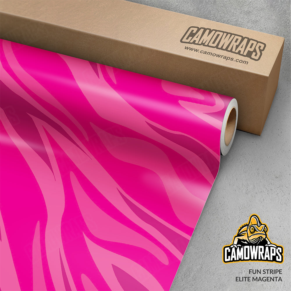 Fun Stripe Elite Magenta Gun Skin Vinyl Wrap
