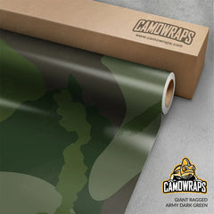 Ragged Army Dark Green Gun Skin Vinyl Wrap