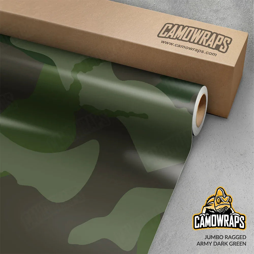 Ragged Army Dark Green Gun Skin Vinyl Wrap