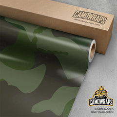 Ragged Army Dark Green Gun Skin Vinyl Wrap