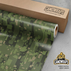 Digital Army Green Gun Skin Vinyl Wrap