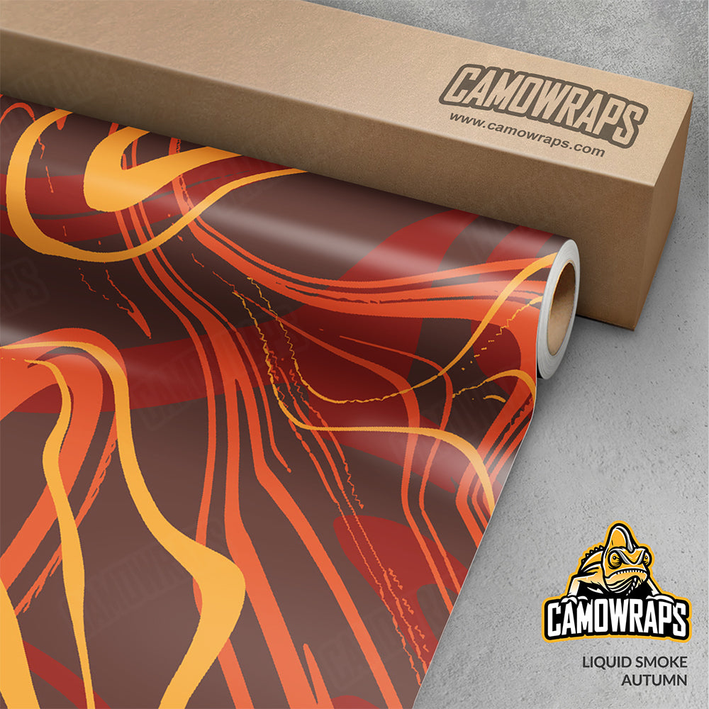 Liquid Smoke Autumn Gun Skin Vinyl Wrap