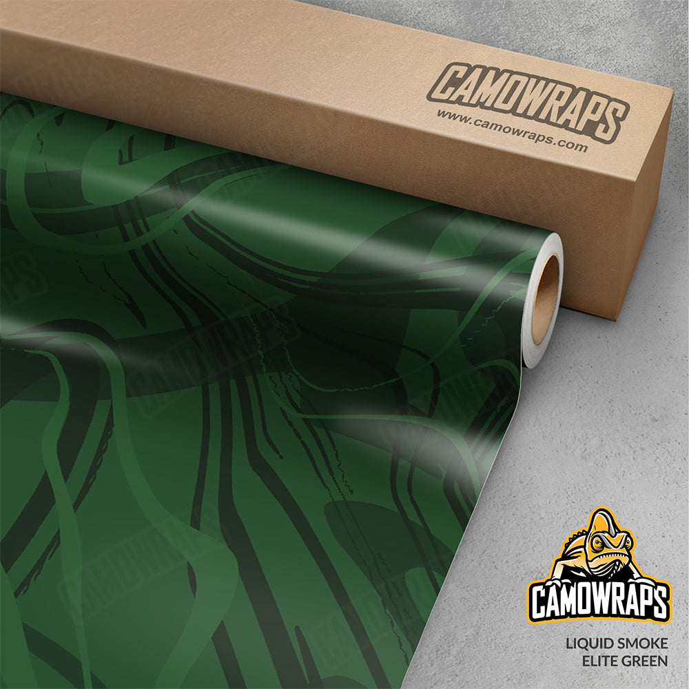 Liquid Smoke Elite Green Gun Skin Vinyl Wrap
