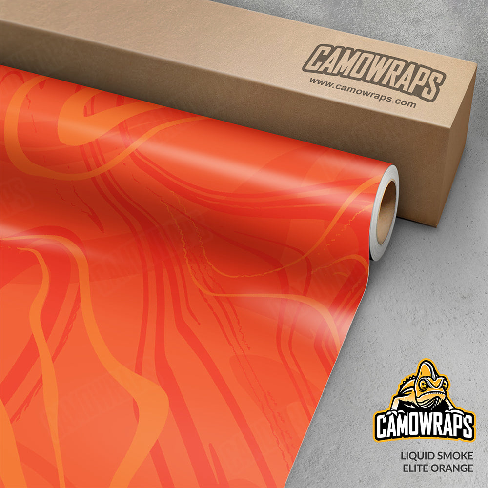 Liquid Smoke Elite Orange Gun Skin Vinyl Wrap