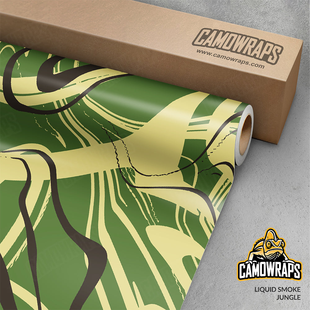 Liquid Smoke Jungle Gun Skin Vinyl Wrap