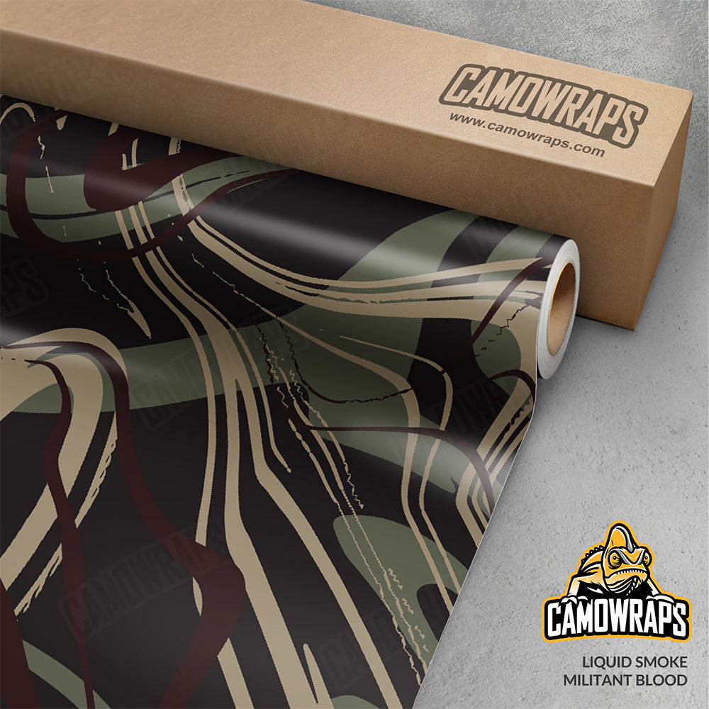 Liquid Smoke Militant Blood Gun Skin Vinyl Wrap
