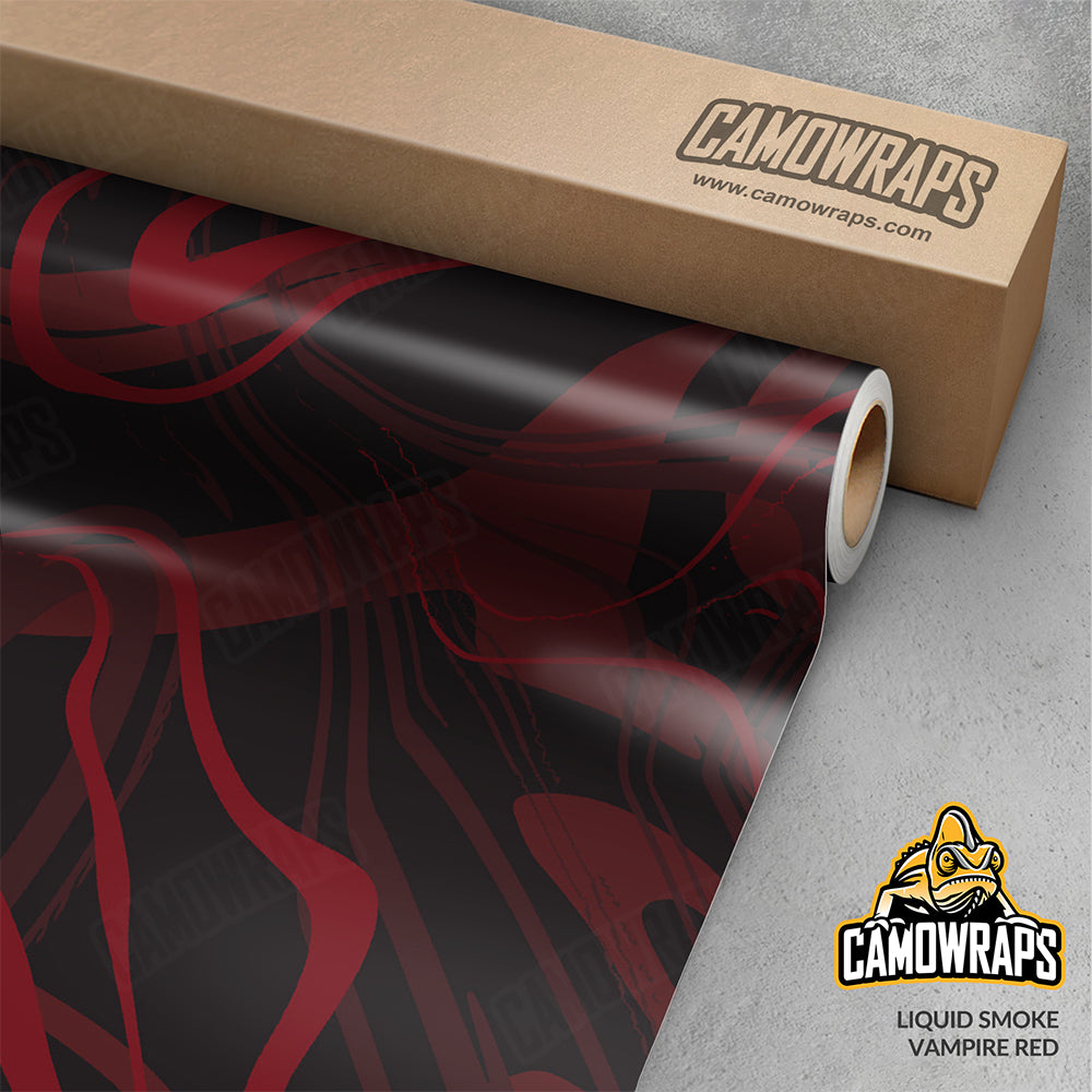 Liquid Smoke Vampire Red Gun Skin Vinyl Wrap