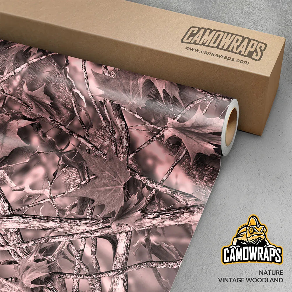 Nature Vintage Woodland Vinyl Wrap | Blowout Stock | Avery Dennison Media | Satin Finish | 5ft x 1ft | 125634