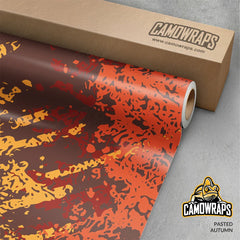 Pasted Autumn Gun Skin Vinyl Wrap