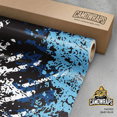 Pasted Baby Blue Gun Skin Vinyl Wrap