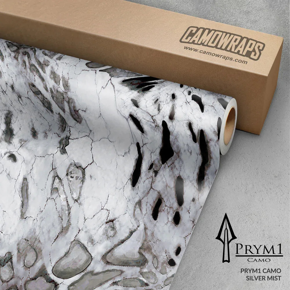 Prym1 Camo Silver Mist Gun Skin Vinyl Wrap