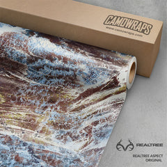 Realtree Aspect White Out Gun Skin Vinyl Wrap