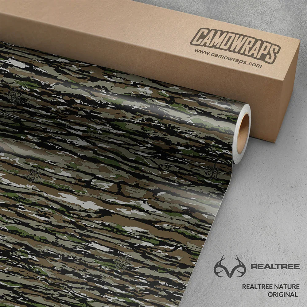 Realtree Nature Original Vinyl Wrap | Blowout Stock | Avery Dennison Media | Satin Finish | 5ft x 4ft | 511415