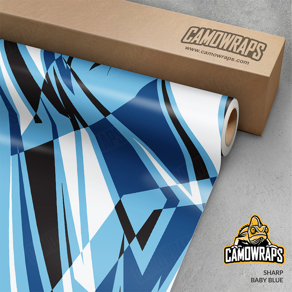Sharp Baby Blue Gun Skin Vinyl Wrap