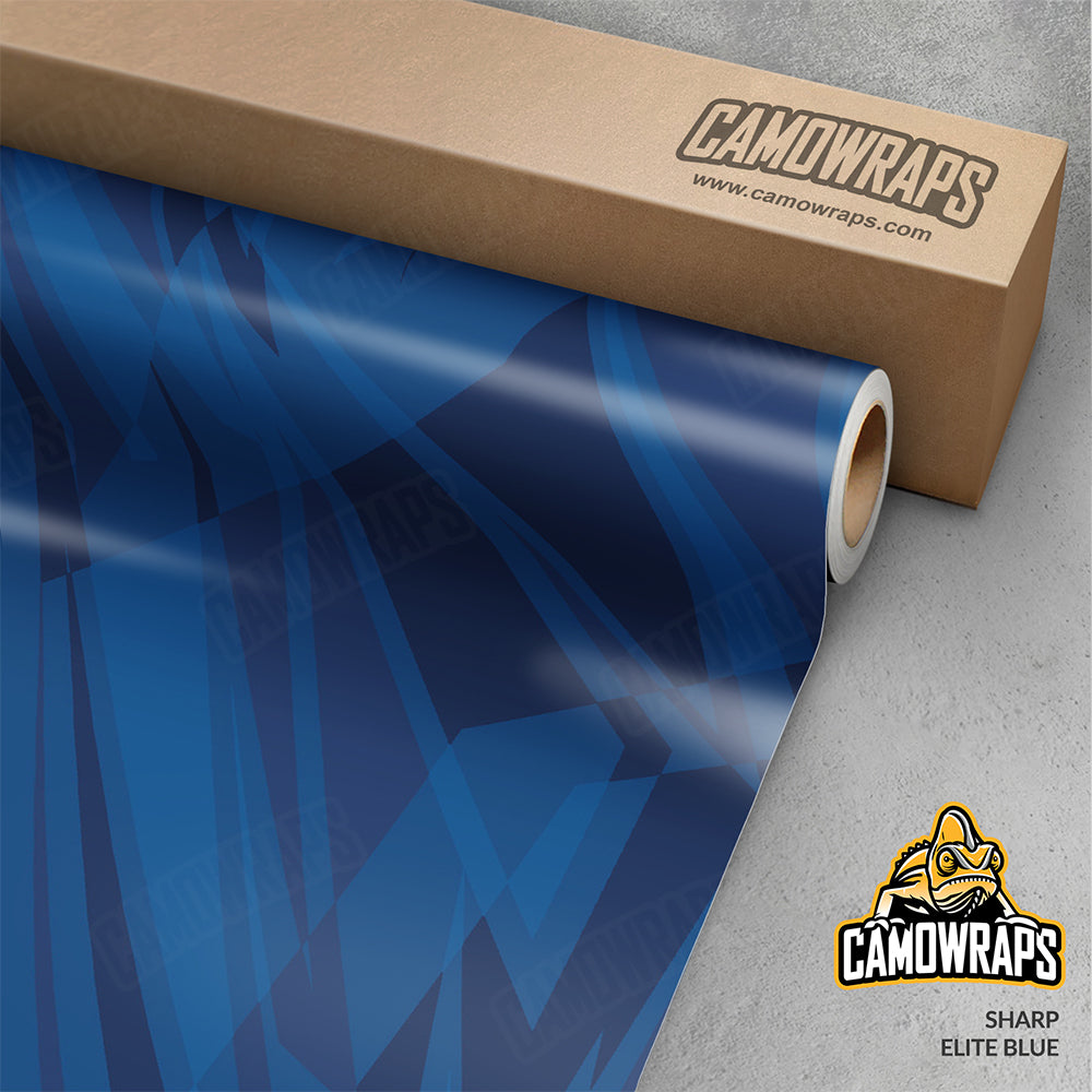 Sharp Elite Blue Gun Skin Vinyl Wrap