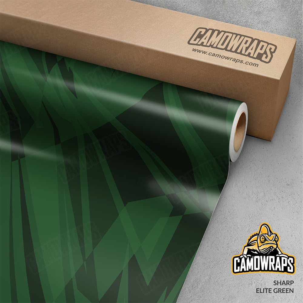Sharp Elite Green Gun Skin Vinyl Wrap