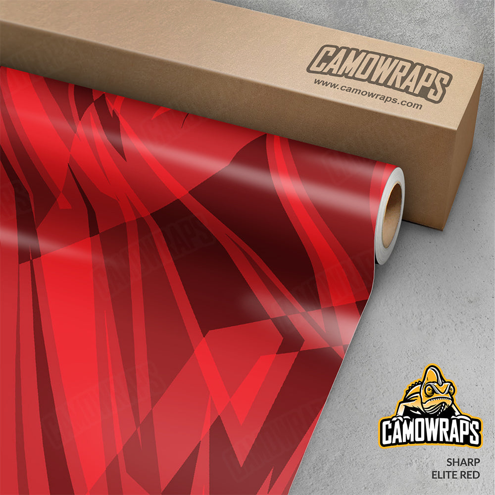 Sharp Elite Red Gun Skin Vinyl Wrap
