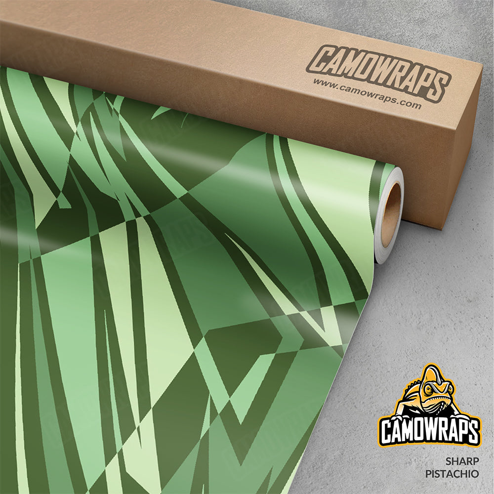 Sharp Pistachio Gun Skin Vinyl Wrap