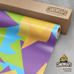 Shattered Carnival Gun Skin Vinyl Wrap