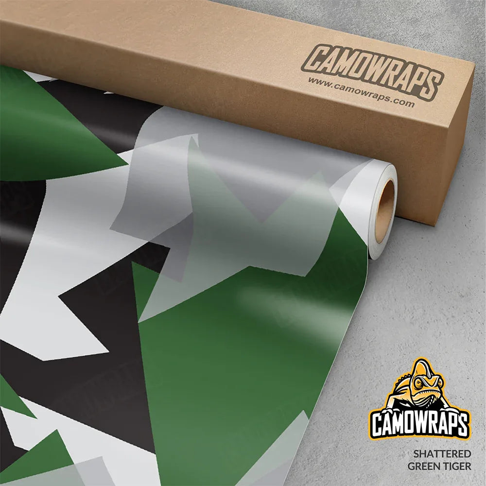 Shattered Camo Vinyl Wraps - Camo Wraps