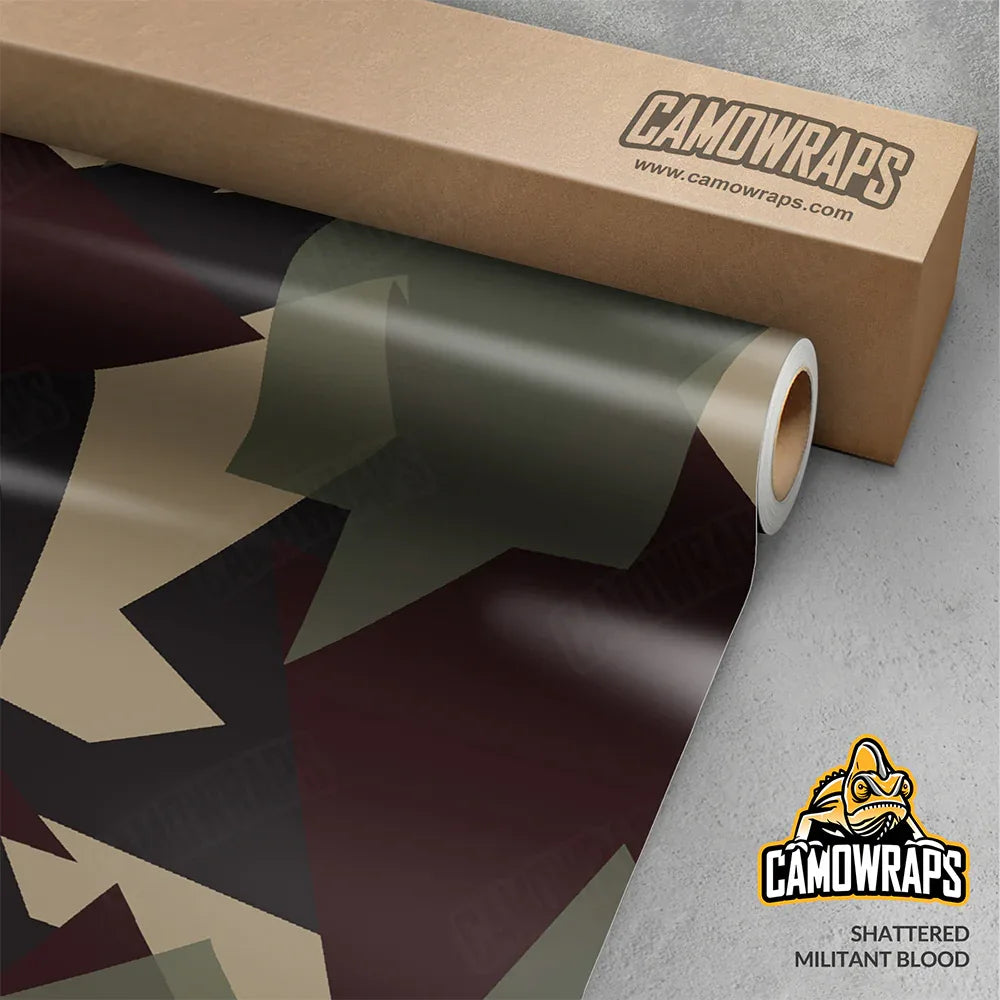 Shattered Camo Vinyl Wraps - Camo Wraps